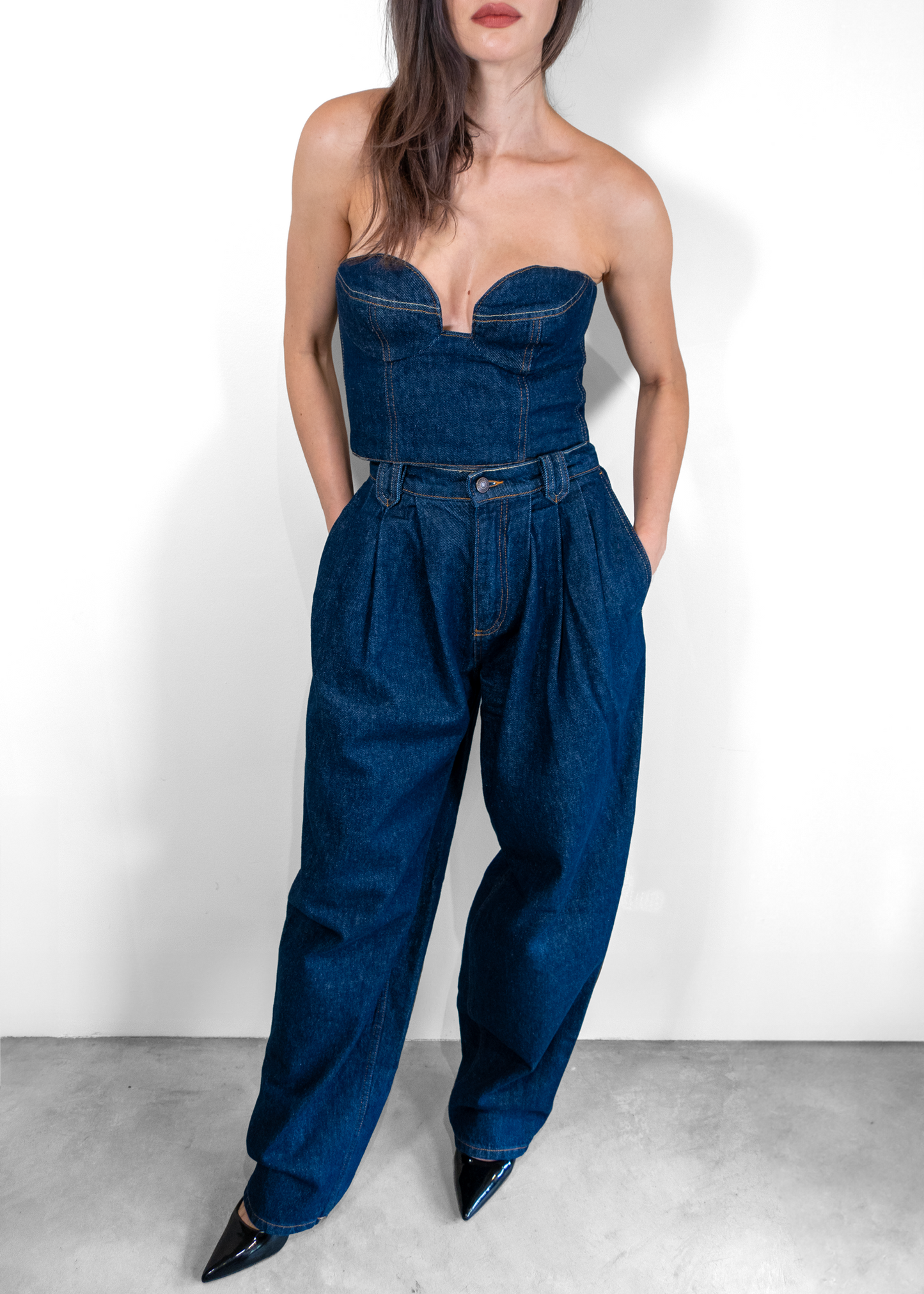 Magda Butrym Denim Set