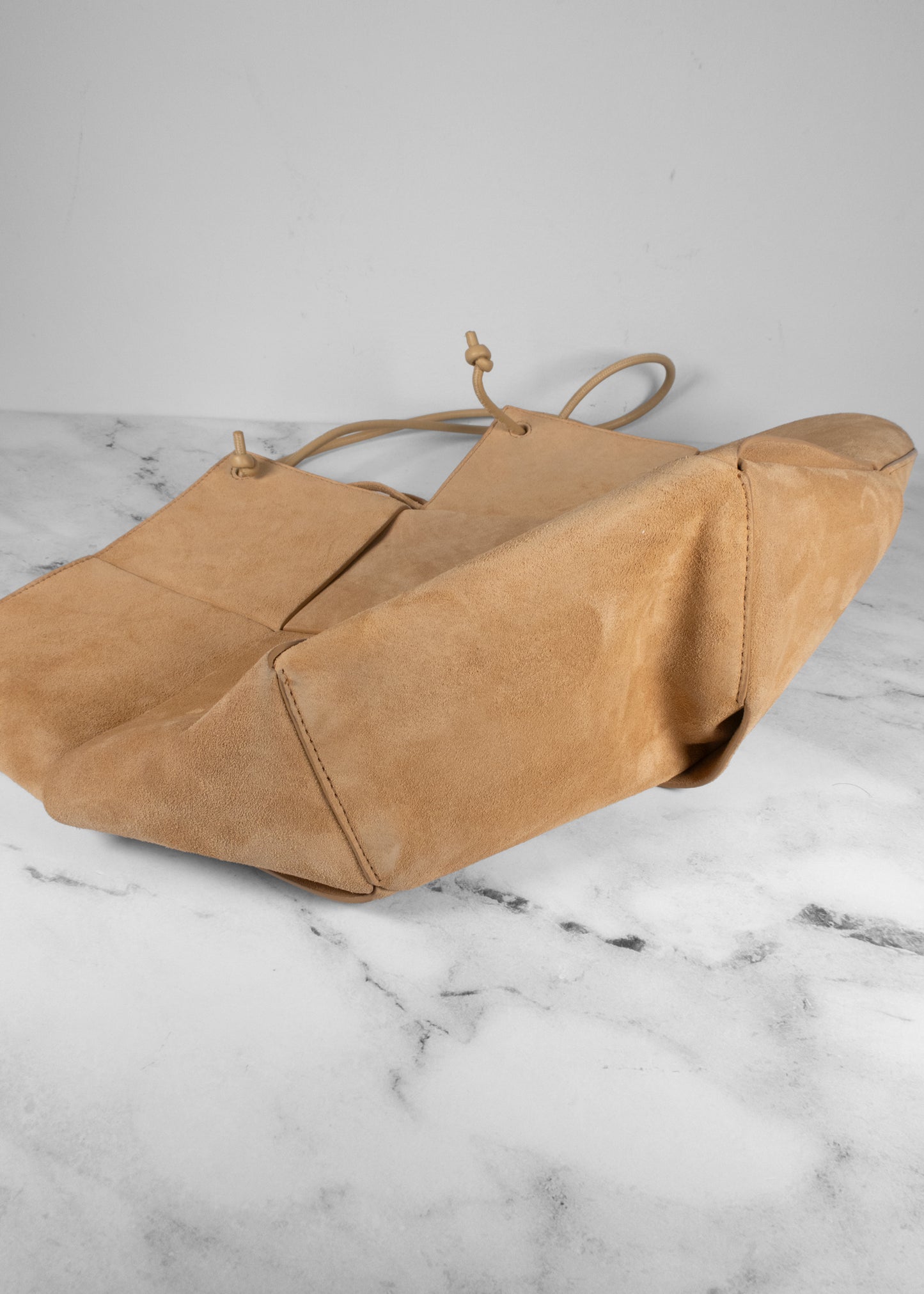 Bottega Veneta Suede Maxi Intrecciato Tote