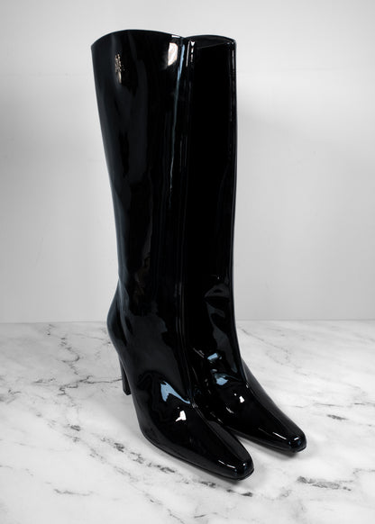 Chrome Hearts Patent Leather Boots