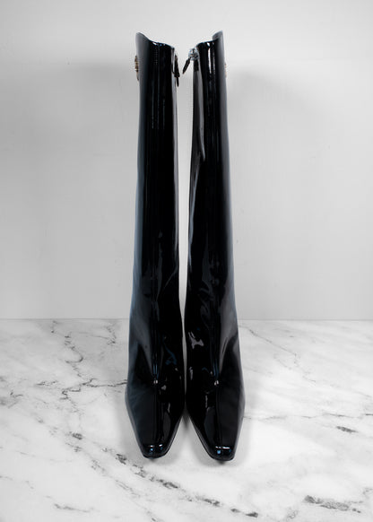 Chrome Hearts Patent Leather Boots