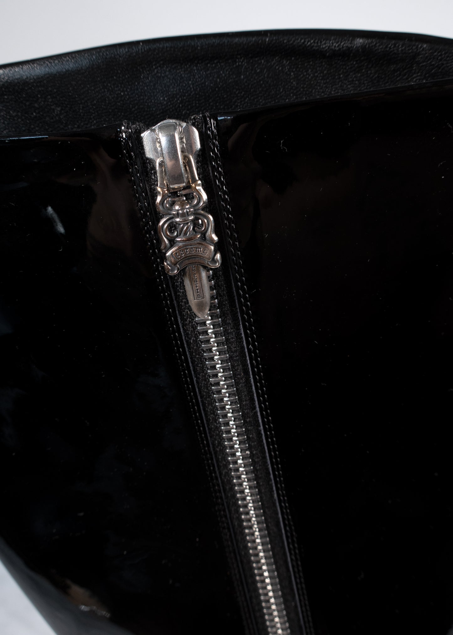 Chrome Hearts Patent Leather Boots