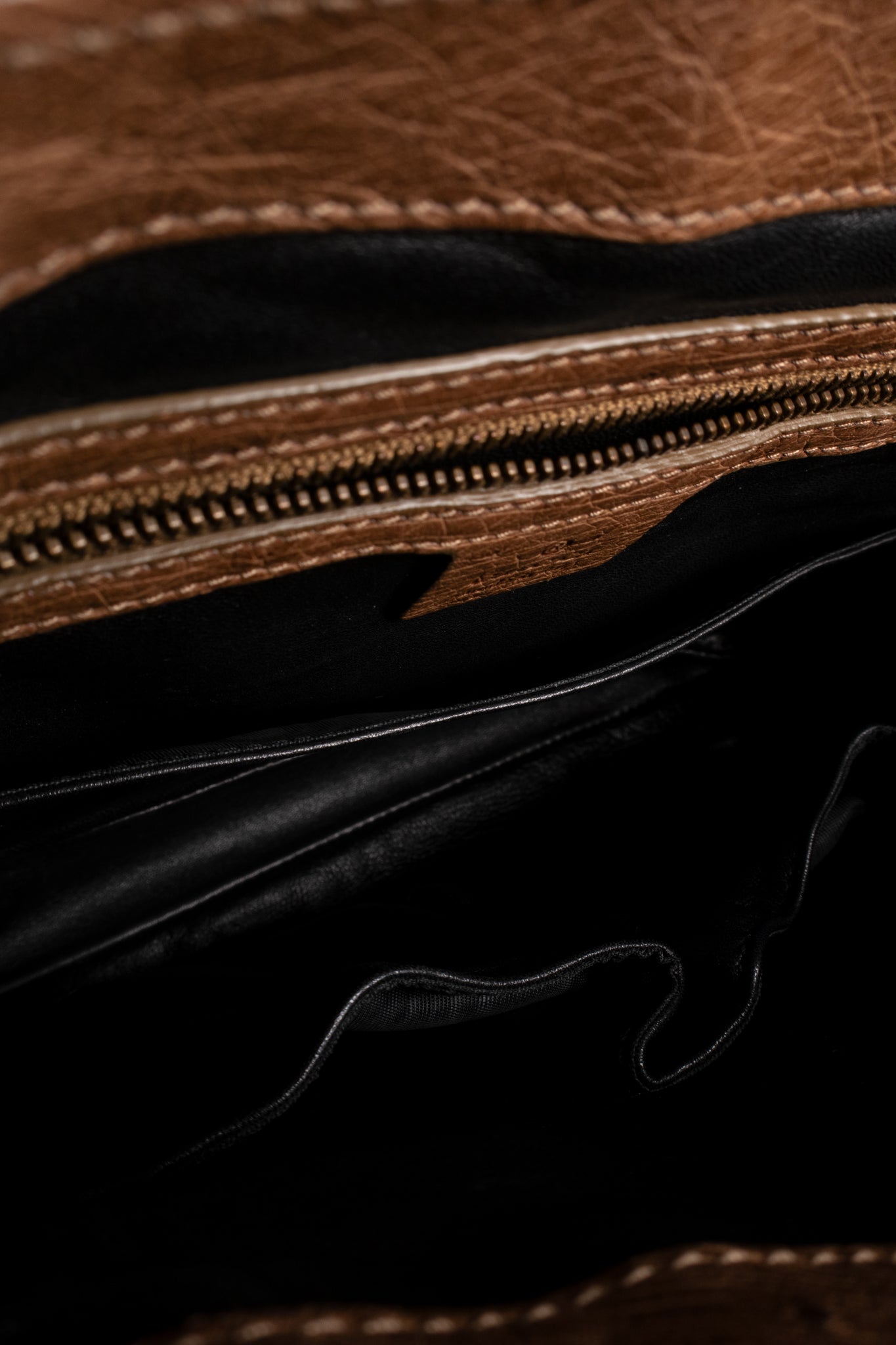 Gucci '1973' Ostrich Shoulder Bag