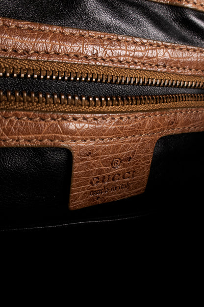 Gucci '1973' Ostrich Shoulder Bag