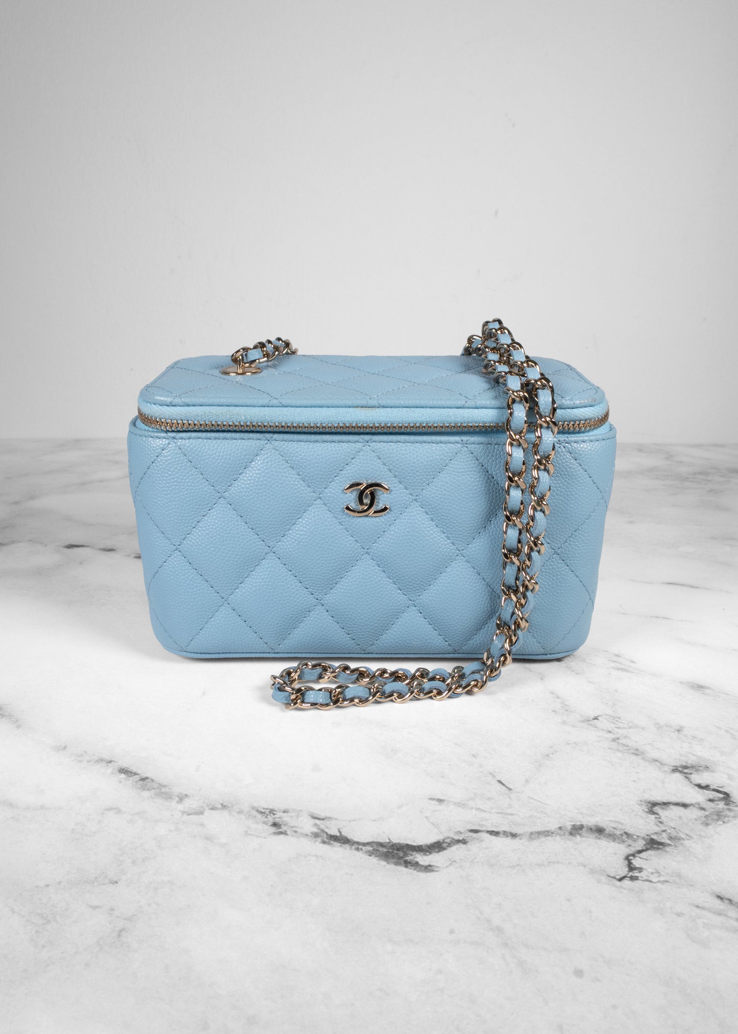 Chanel 2022 Celeste Small Trunk Bag