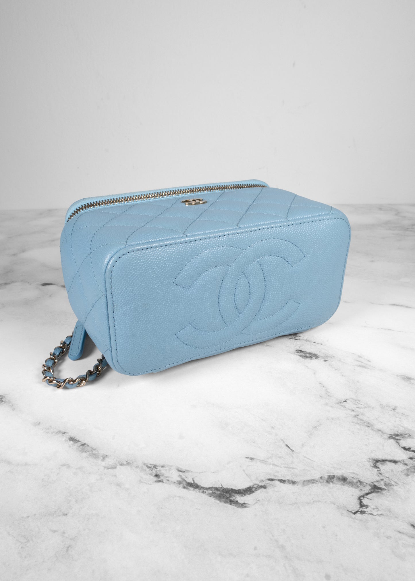 Chanel 2022 Celeste Small Trunk Bag
