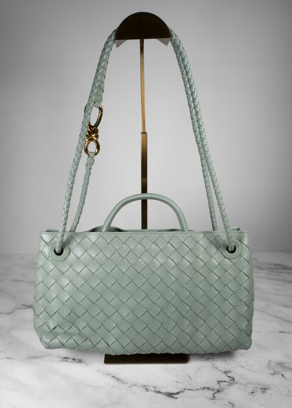 Bottega Veneta Small Andiamo Intrecciato Leather Shoulder Bag