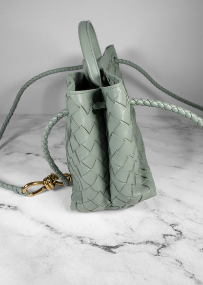 Bottega Veneta Small Andiamo Intrecciato Leather Shoulder Bag