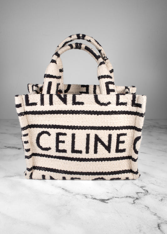 Celine Canvas All Over Shoulder Bag