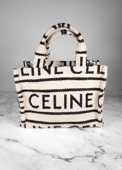 Celine Canvas All Over Shoulder Bag
