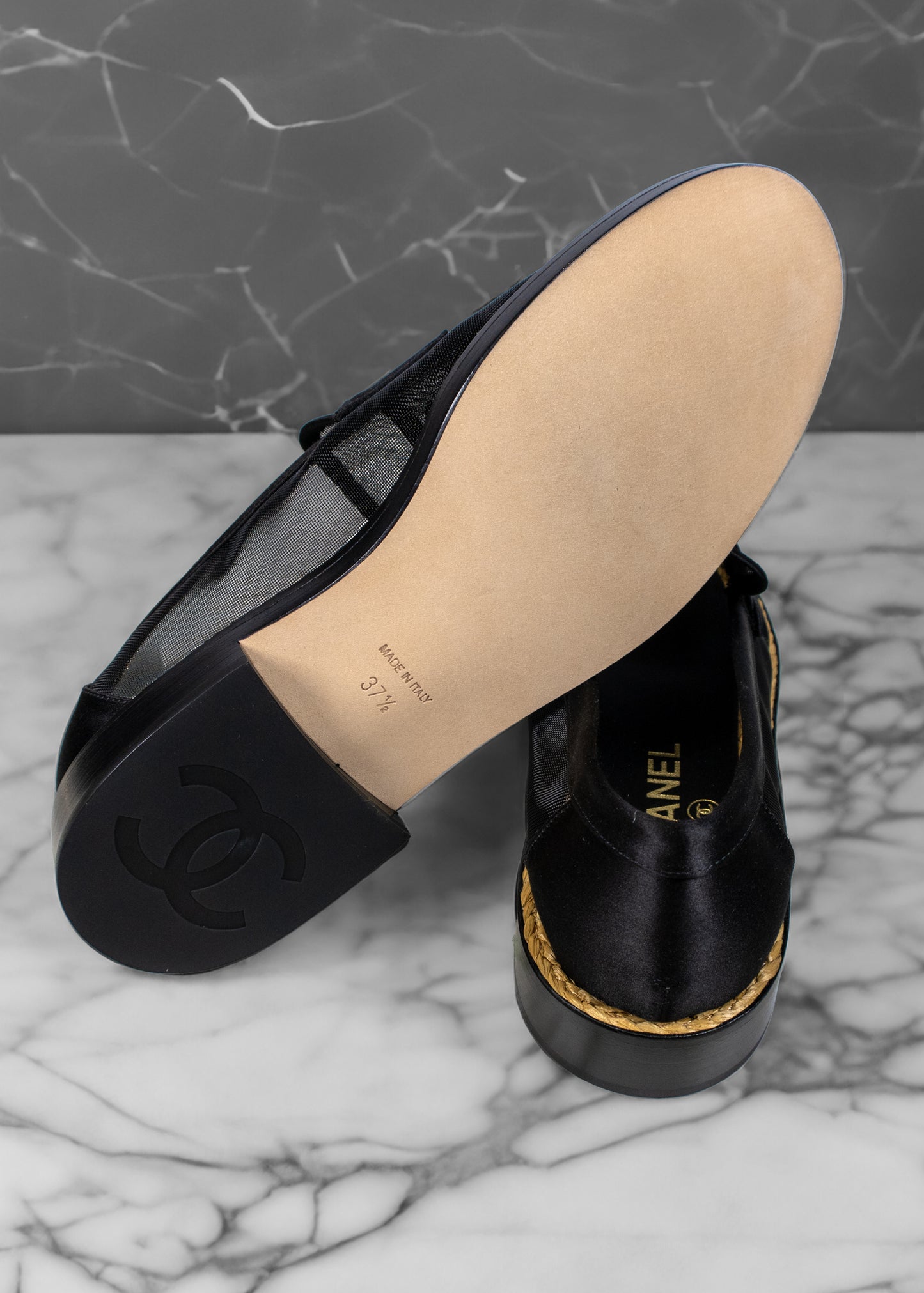 Chanel 2022 Interlocking CC Logo Loafers