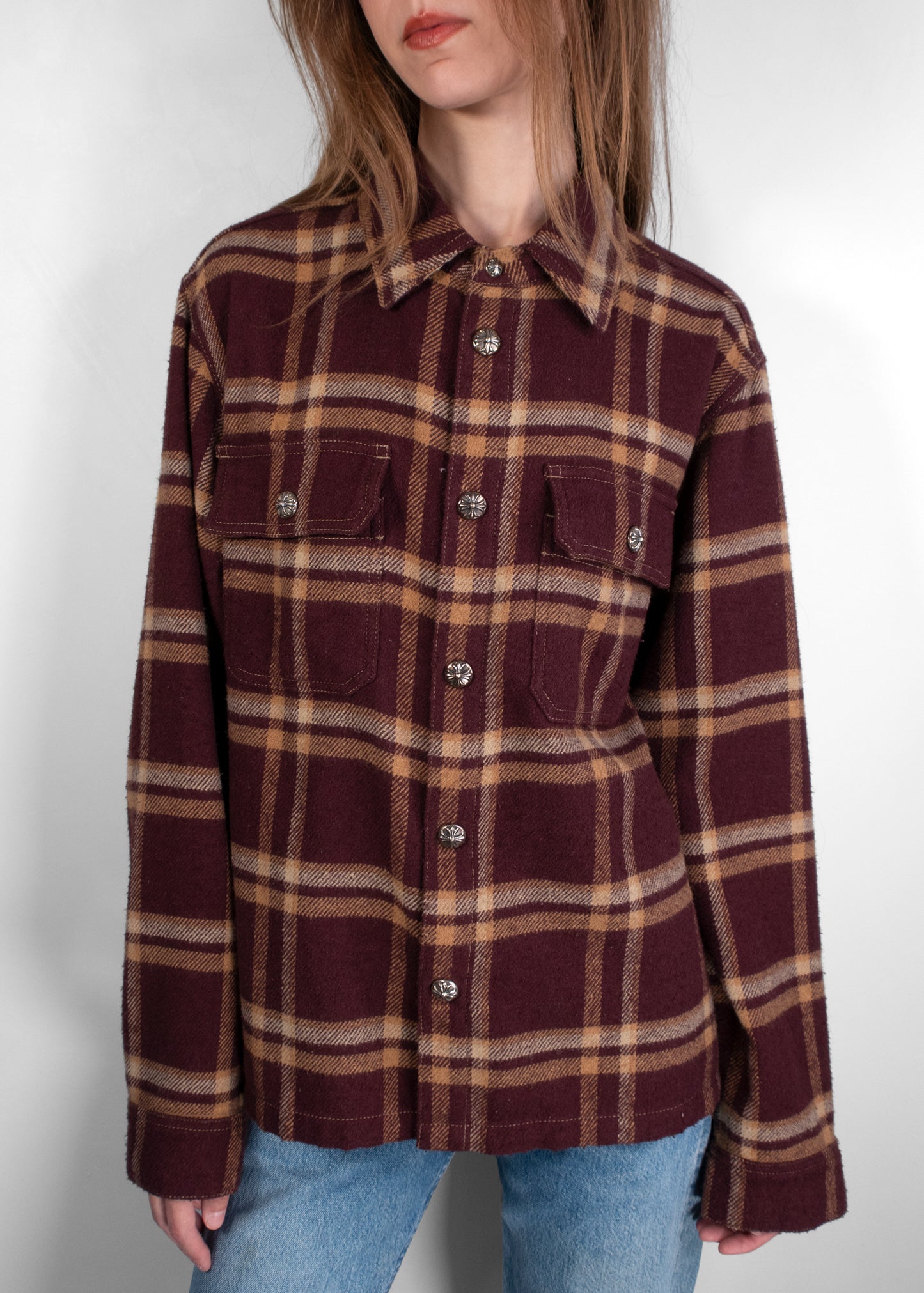 Chrome Hearts Flannel Button Up