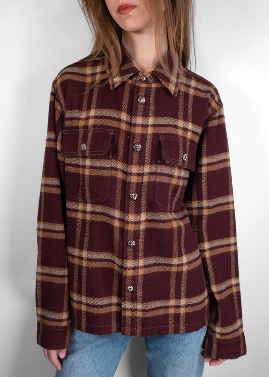 Chrome Hearts Flannel Button Up