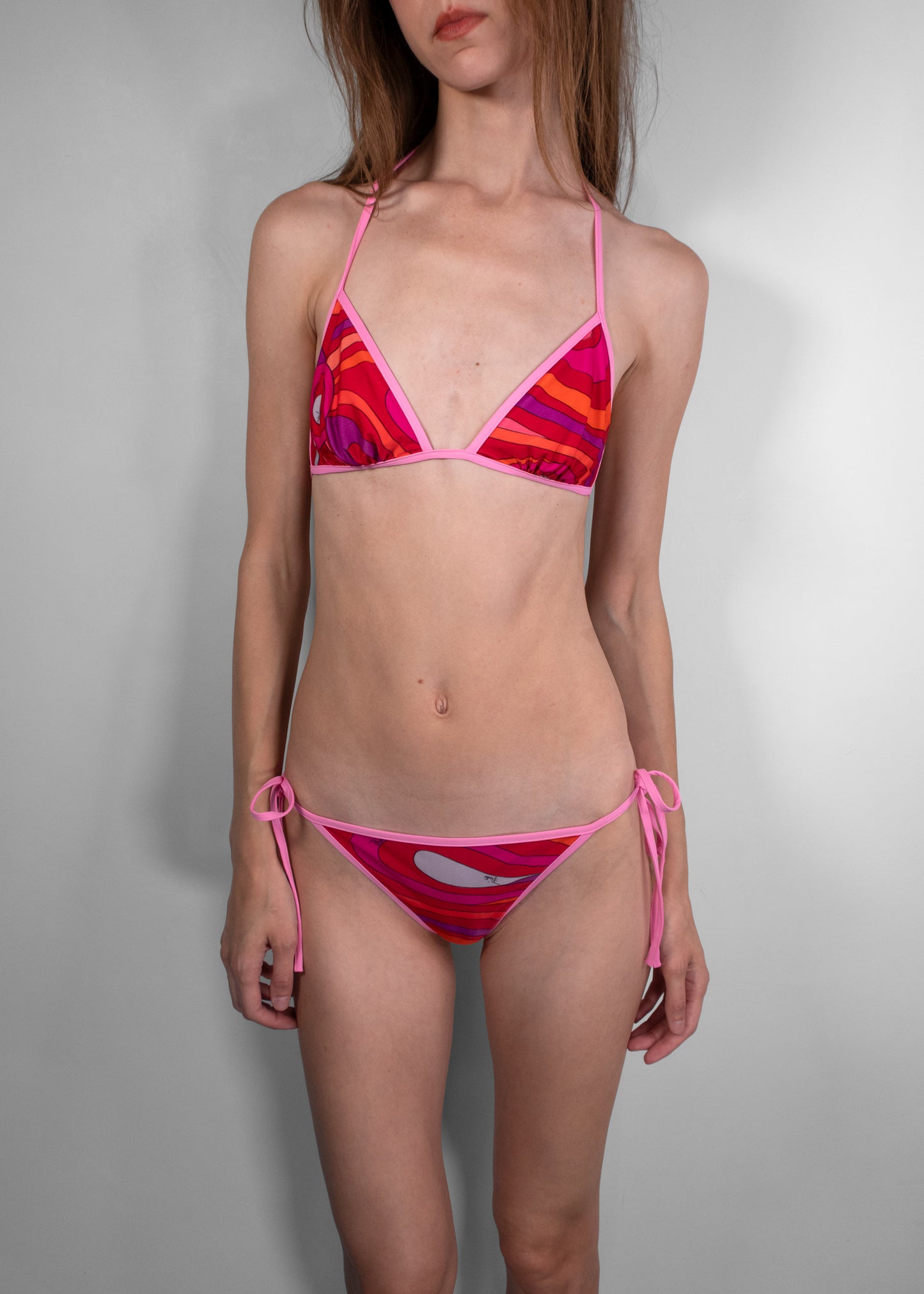 Emilio Pucci Marmo Print Swim Set