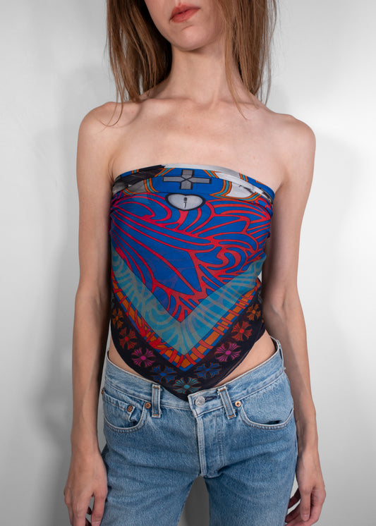 Chrome Hearts Mapplethorpe Silk Scarf