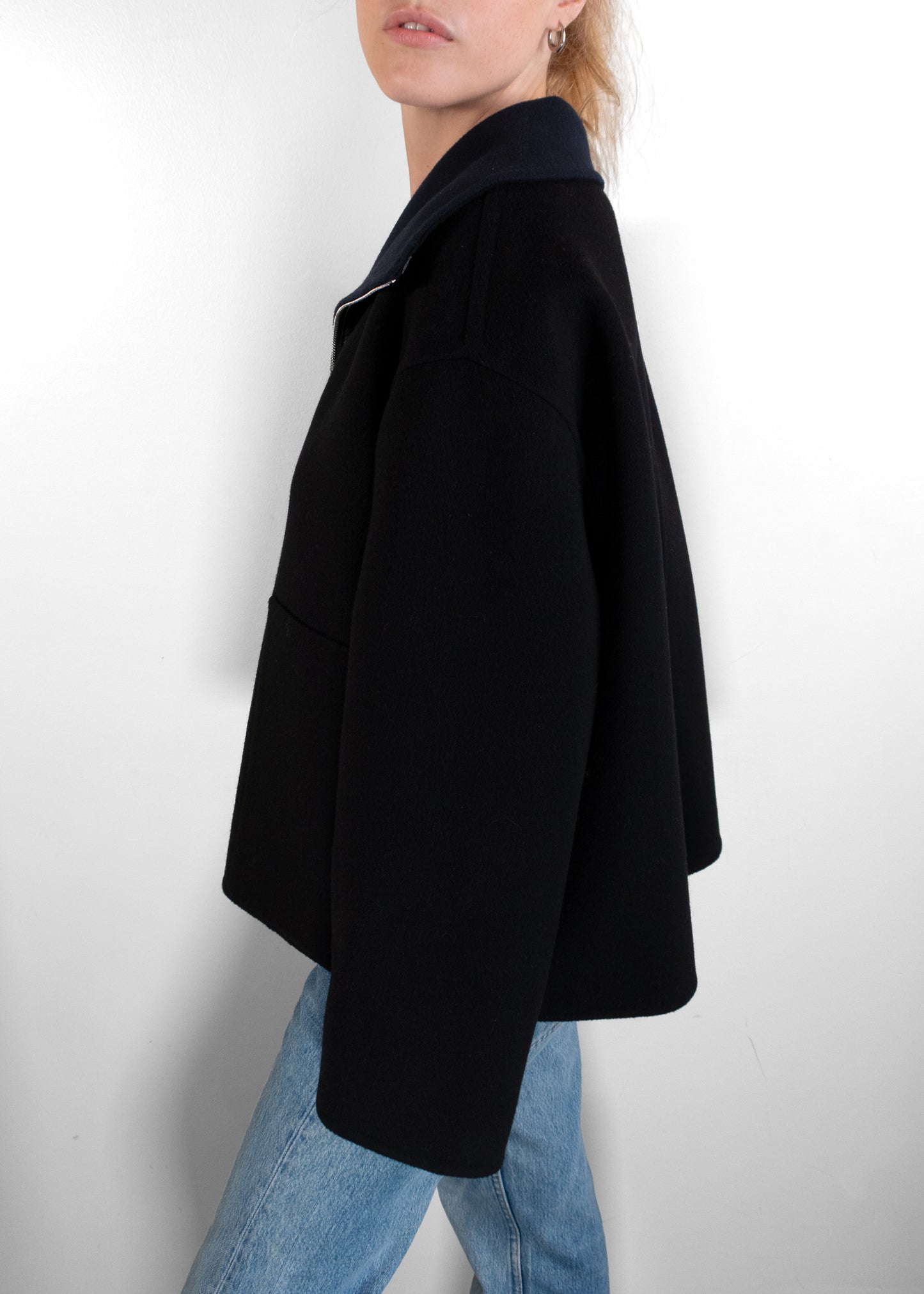 Hermès Cashmere Zip-Up Jacket