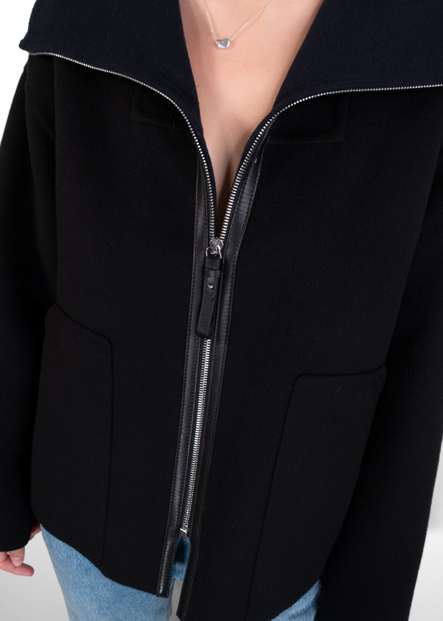Hermès Cashmere Zip-Up Jacket