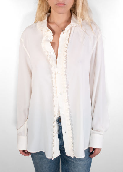 Celine Ruffled Collared Blouse