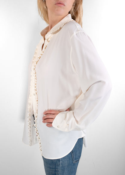 Celine Ruffled Collared Blouse