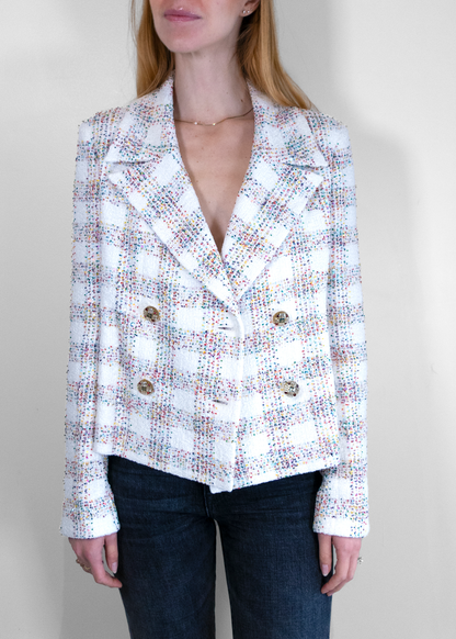 Chanel Tweed Pattern Blazer