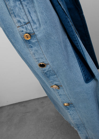 Schiaparelli Denim Trench Coat