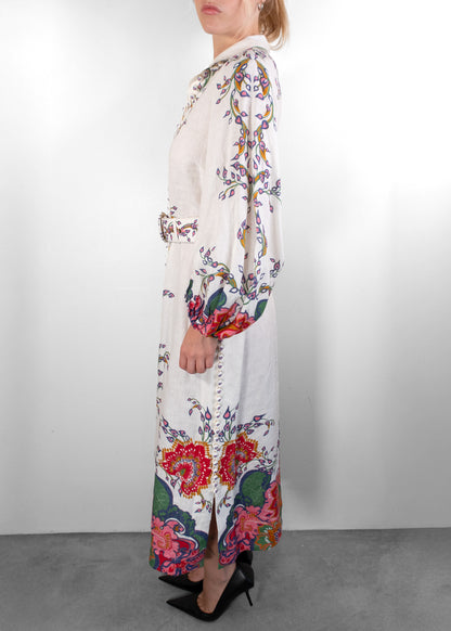 Zimmermann Lovestruck Buttoned Midi Dress