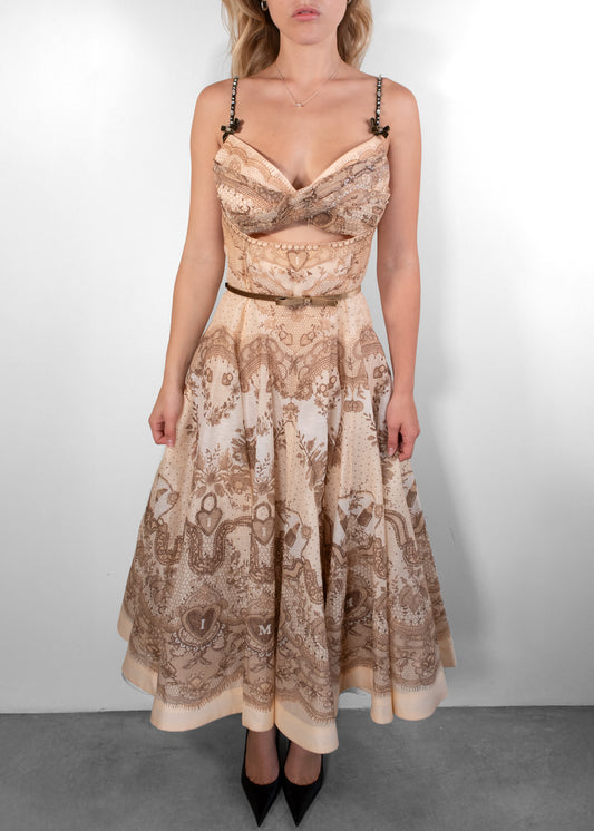 Zimmermann Crush Midi Dress
