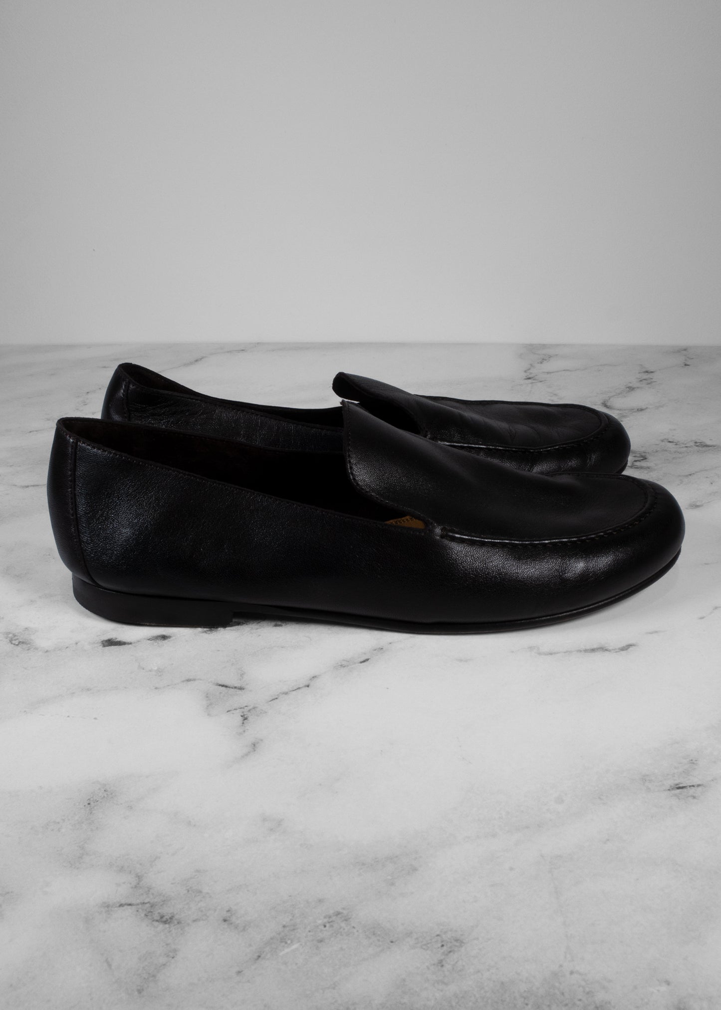 The Row Colette Leather Loafers