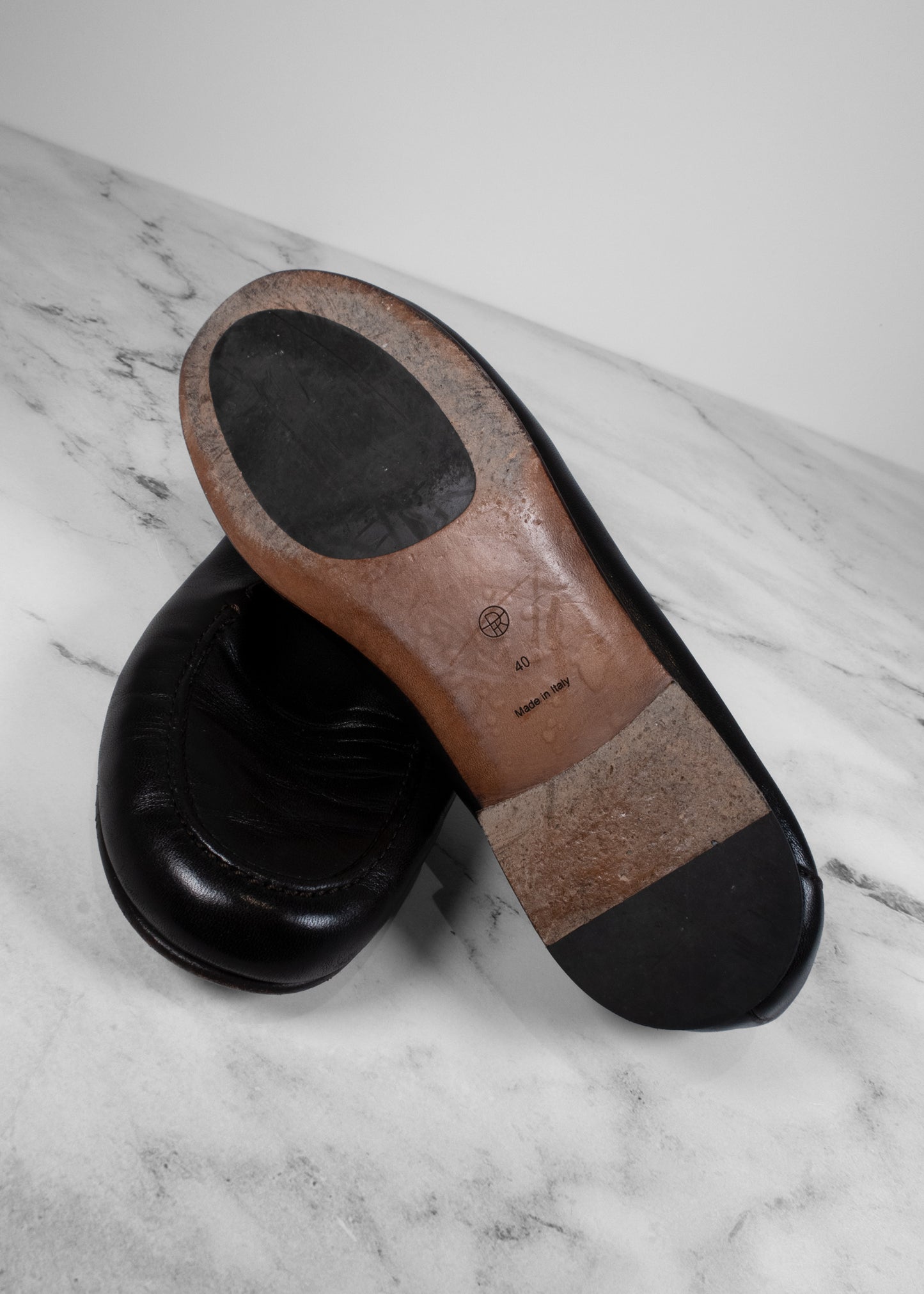 The Row Colette Leather Loafers