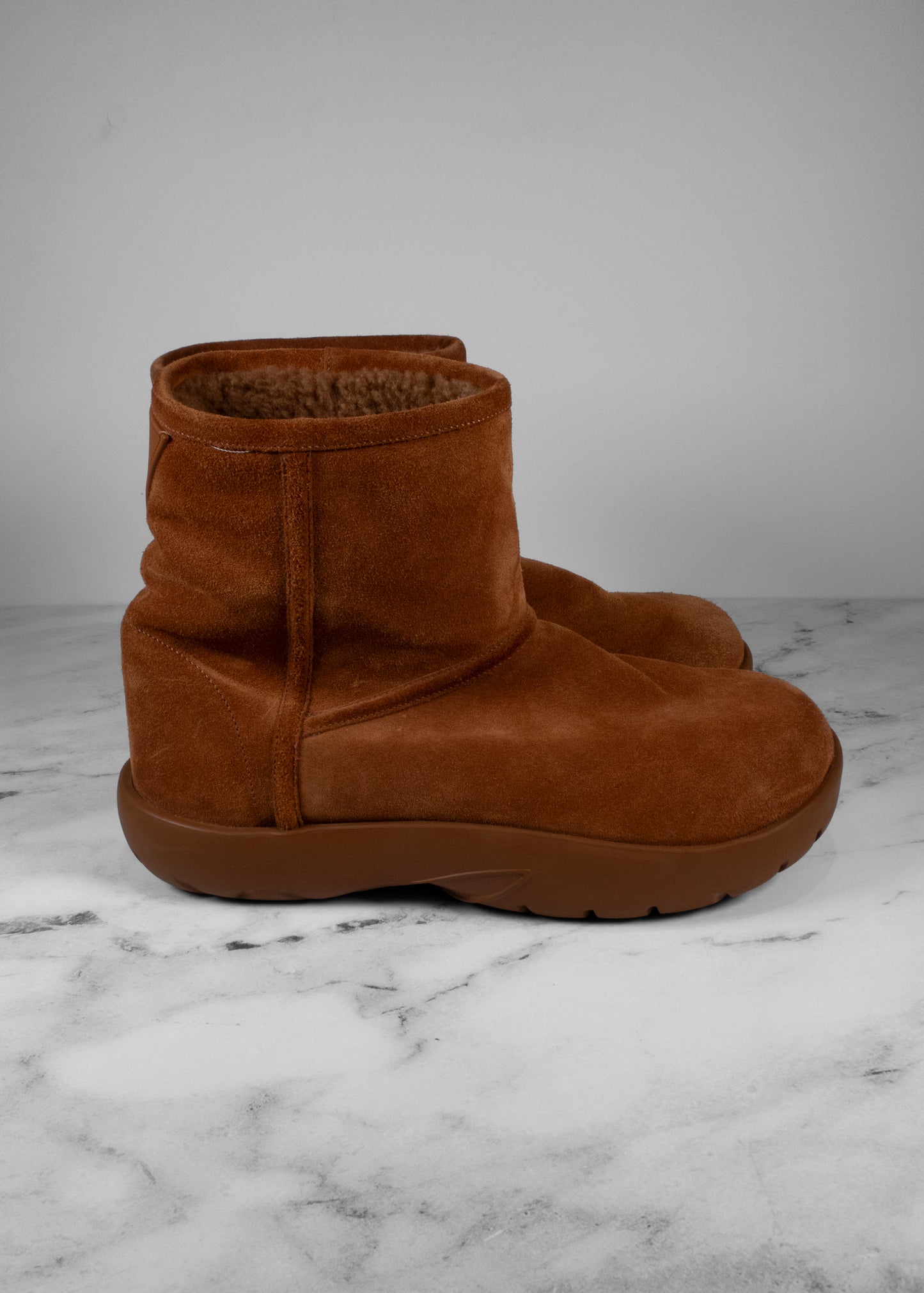 Bottega Veneta Snap Genuine Shearling Ankle Boot