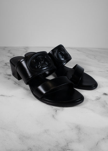 Celine Appoline Mule In Lambskin