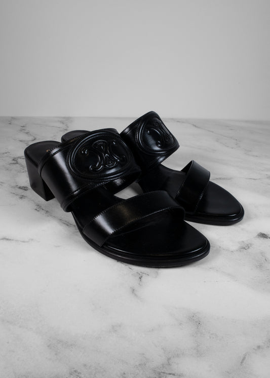 Celine Appoline Mule In Lambskin