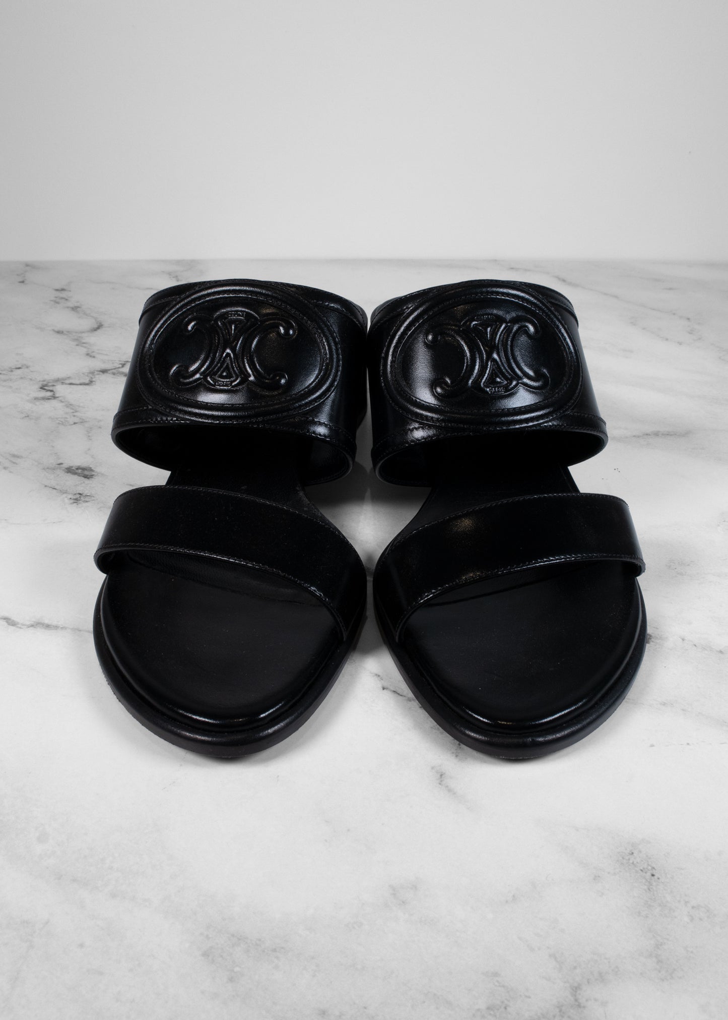 Celine Appoline Mule In Lambskin