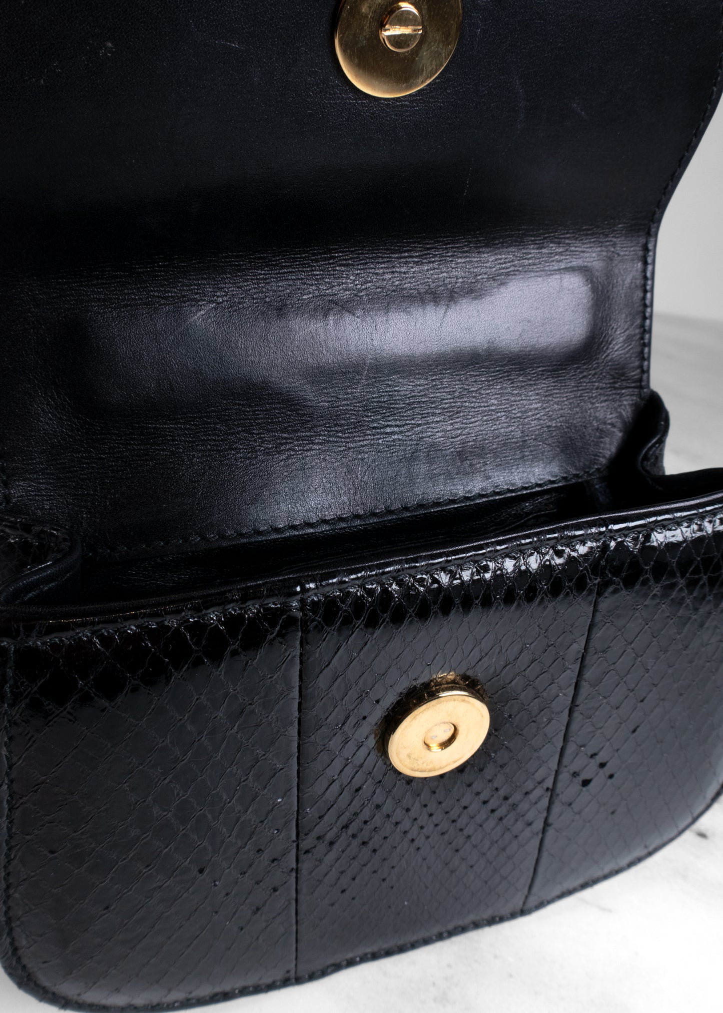 Gucci Bamboo Night Python Bag
