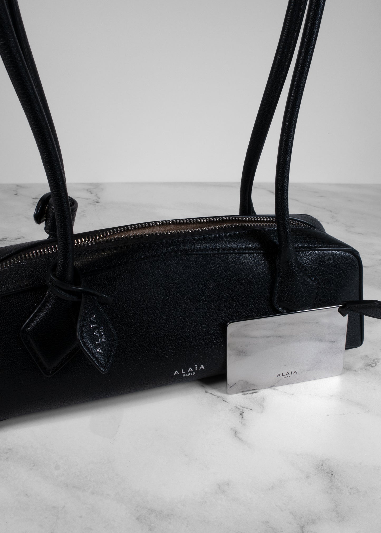 Alaïa Leather Le Teckel Handbag