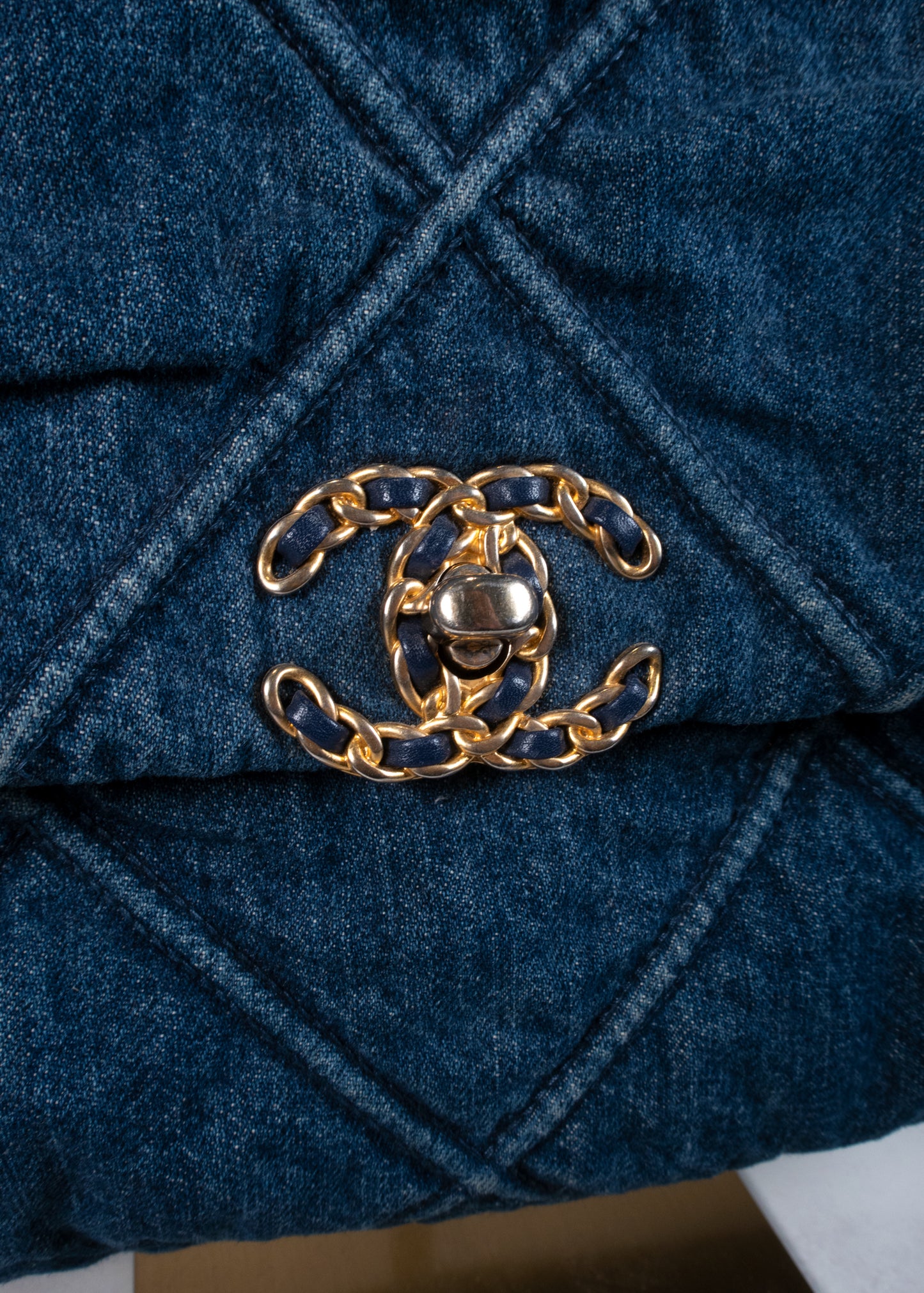 Chanel Large Denim 19 Flap Bag