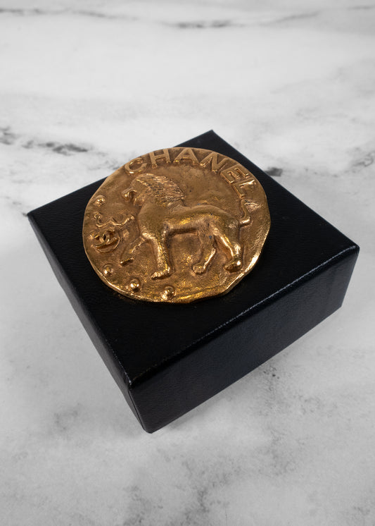 Chanel Vintage Lion Brooch