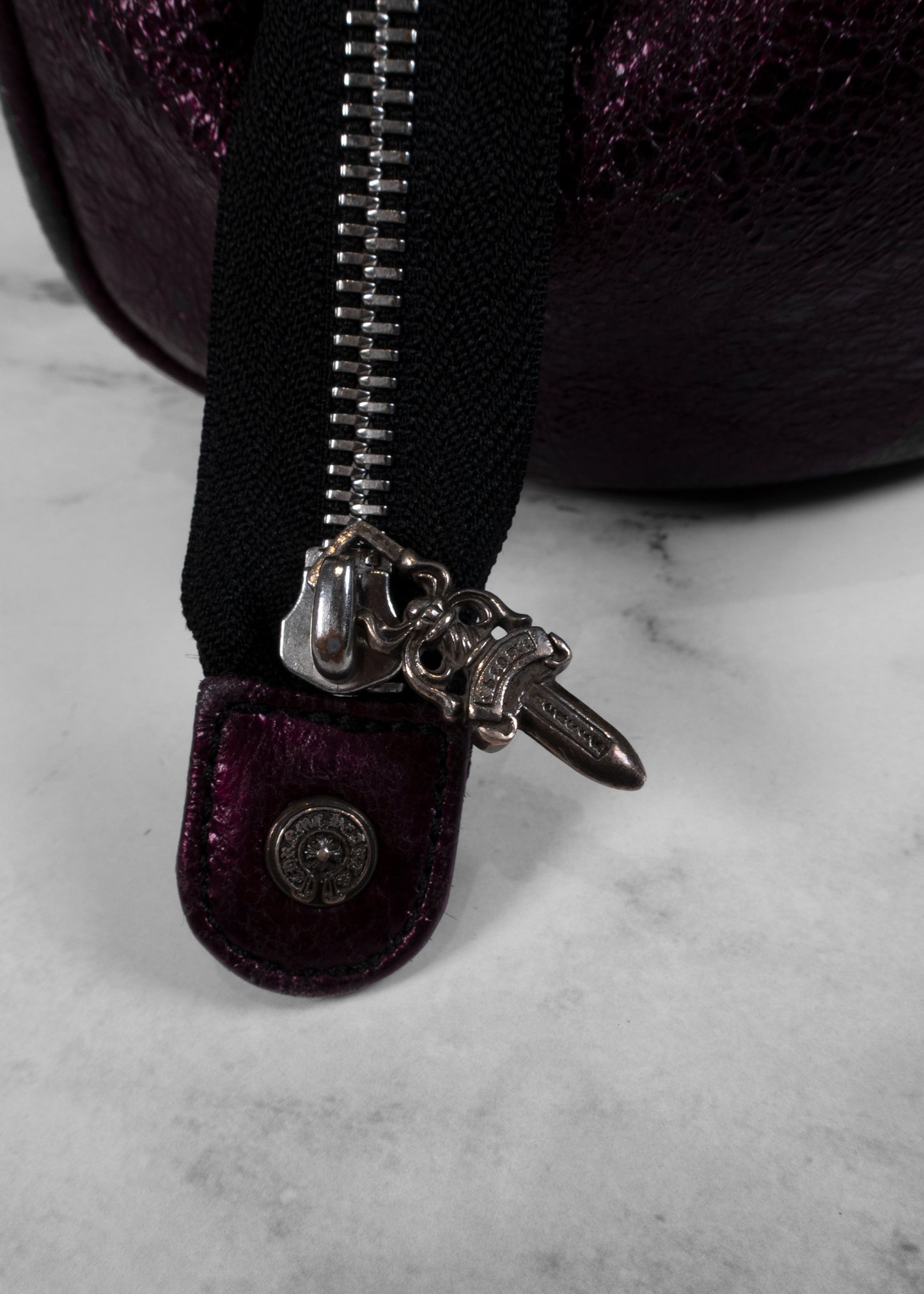 Chrome Hearts Purple Clutch