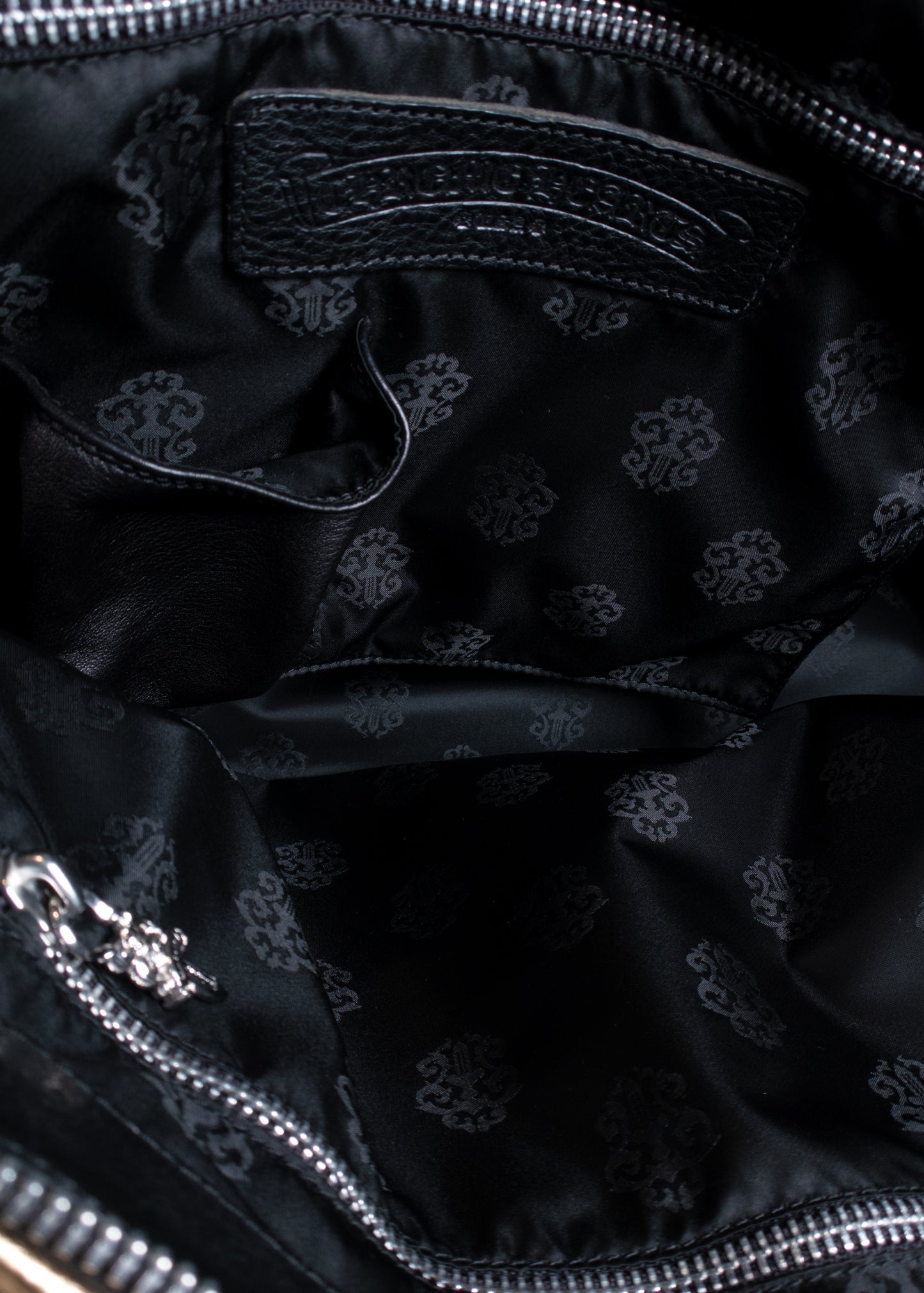 Chrome Hearts Large Gold Fleur Metallic Tote Bag