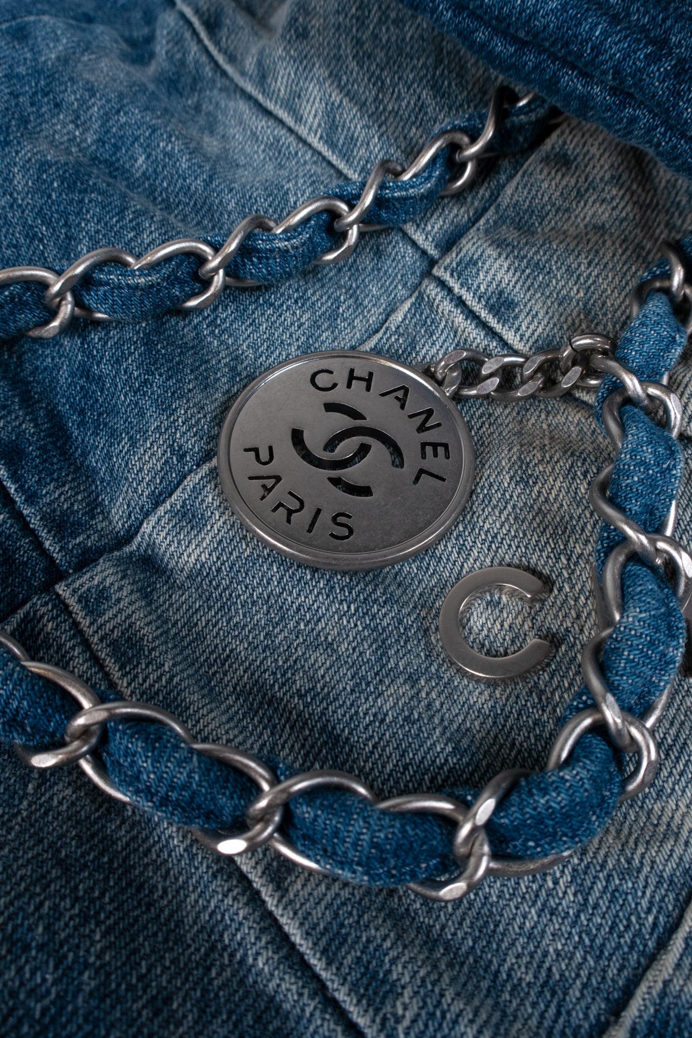 Chanel Denim 22 Hobo Bag