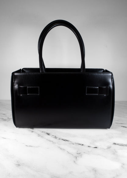 Ferragamo Gancini Buckle Large Top Handle Bag