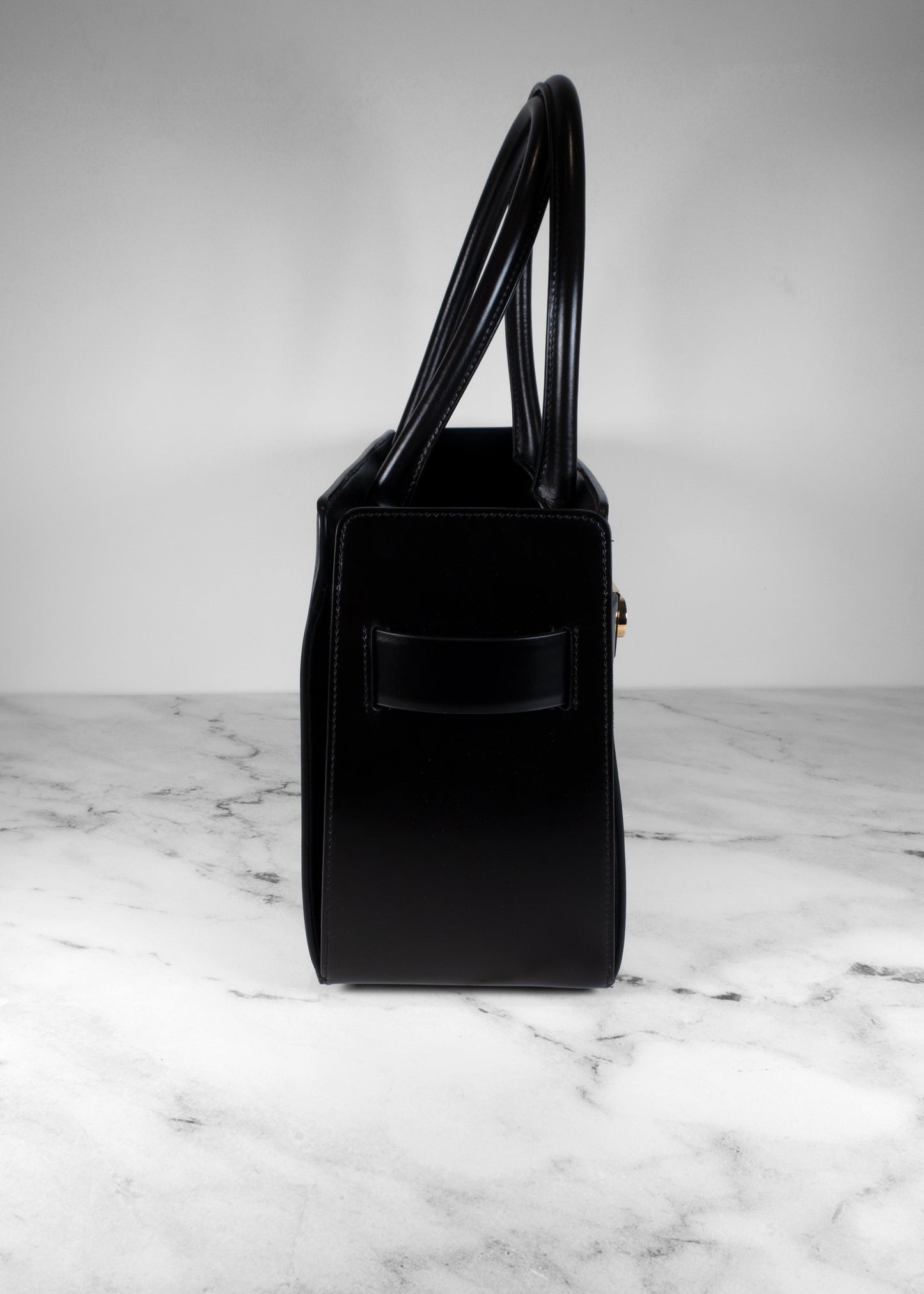 Ferragamo Gancini Buckle Large Top Handle Bag