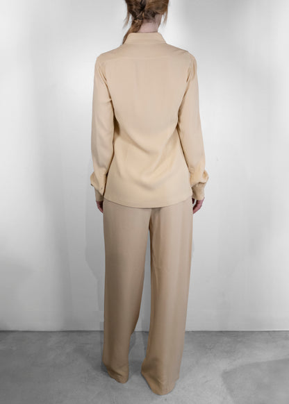 Dries Van Noten Collared Creme Set