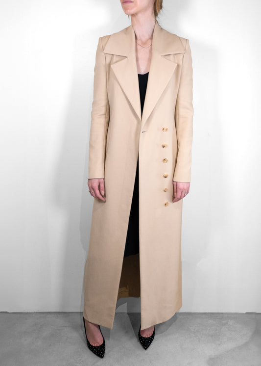 The Row Addy Silk Crepe Coat