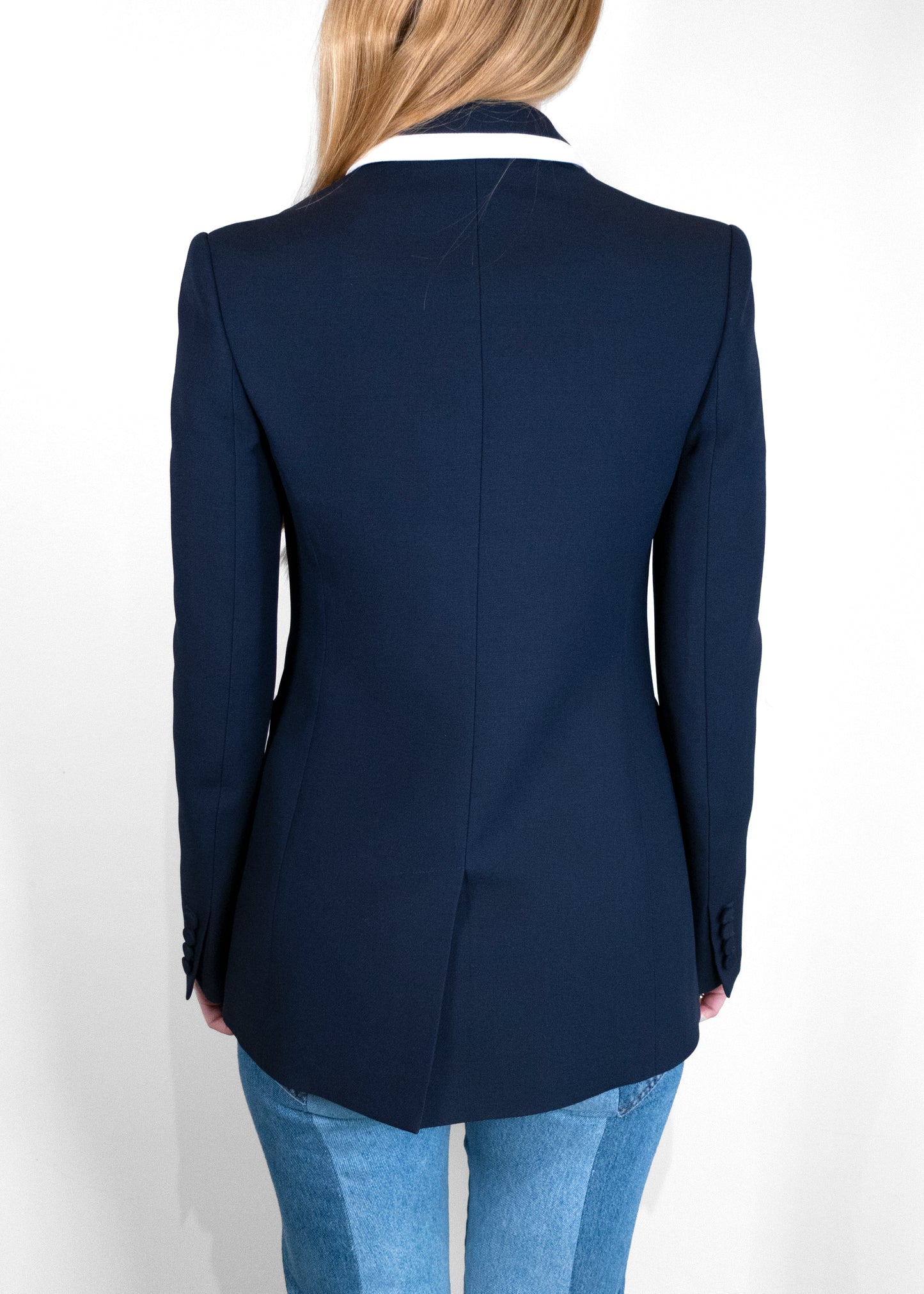 Valentino Logo Plaque Single-Breasted Blazer