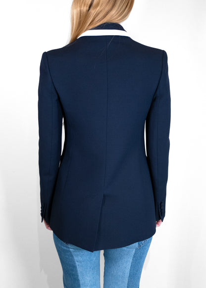 Valentino Logo Plaque Single-Breasted Blazer