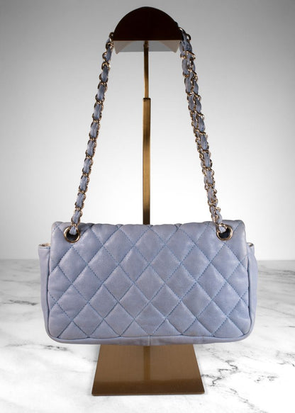 Chanel Light Blue Lambskin Flapbag