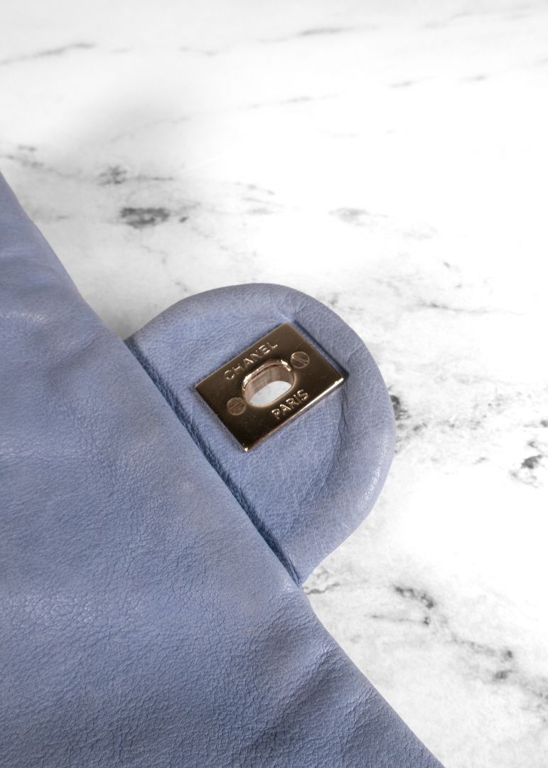 Chanel Light Blue Lambskin Flapbag