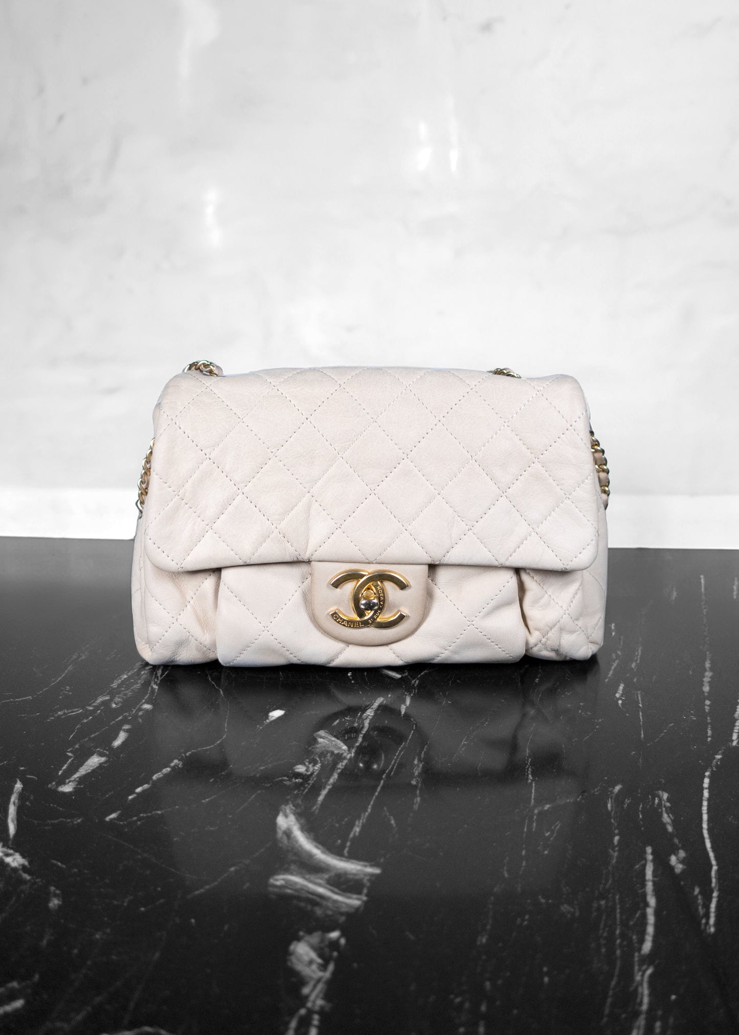 Chanel Small Coco Pleats Flap Bag