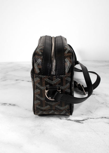 Goyard Black/Brown Goyardine Sac Capvert Bag