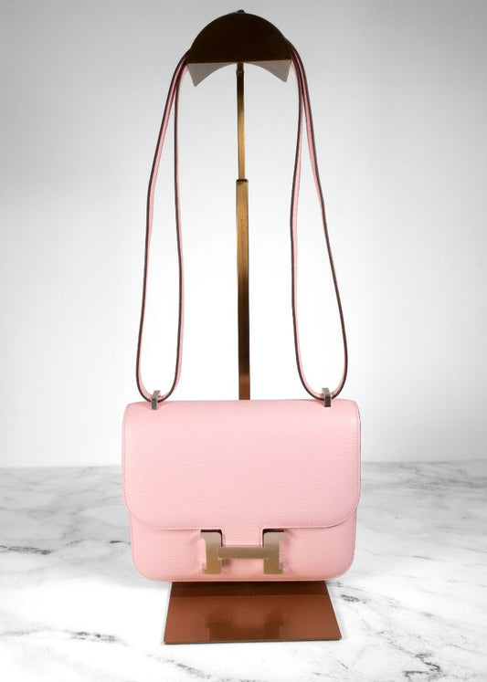 Hermes Pink Mini Contance Bag